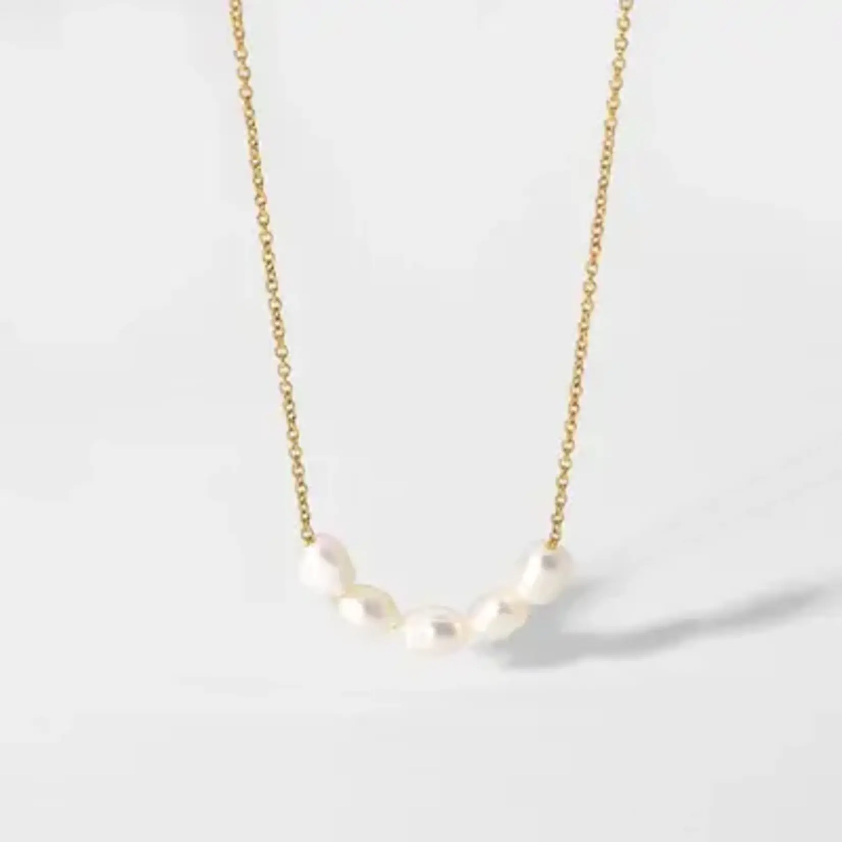 ATOLEA Dainty Freshwater Pearl Necklace