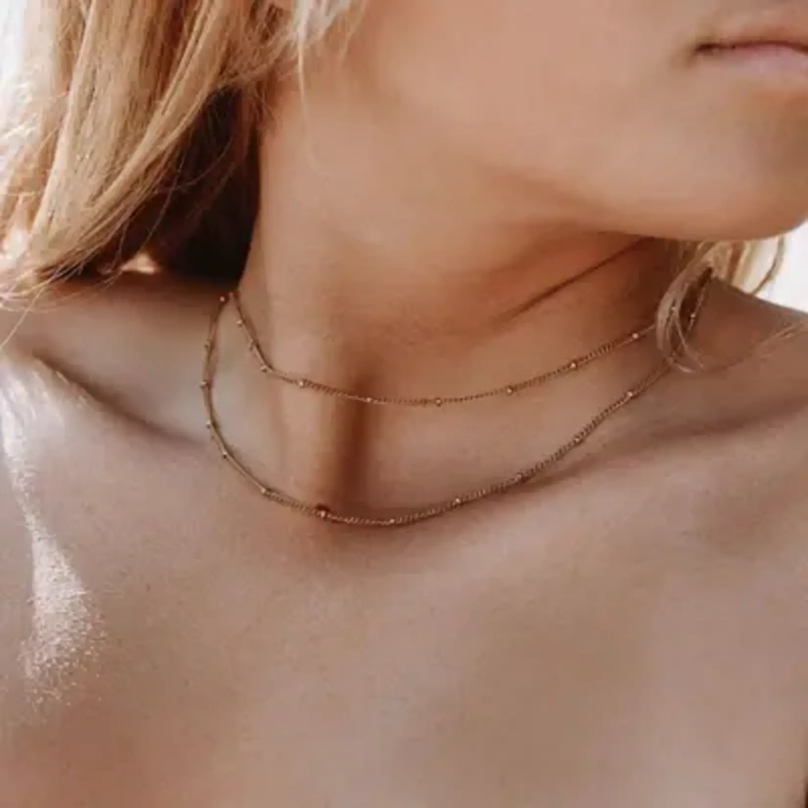 ATOLEA "Ornos" Layered Choker Necklace