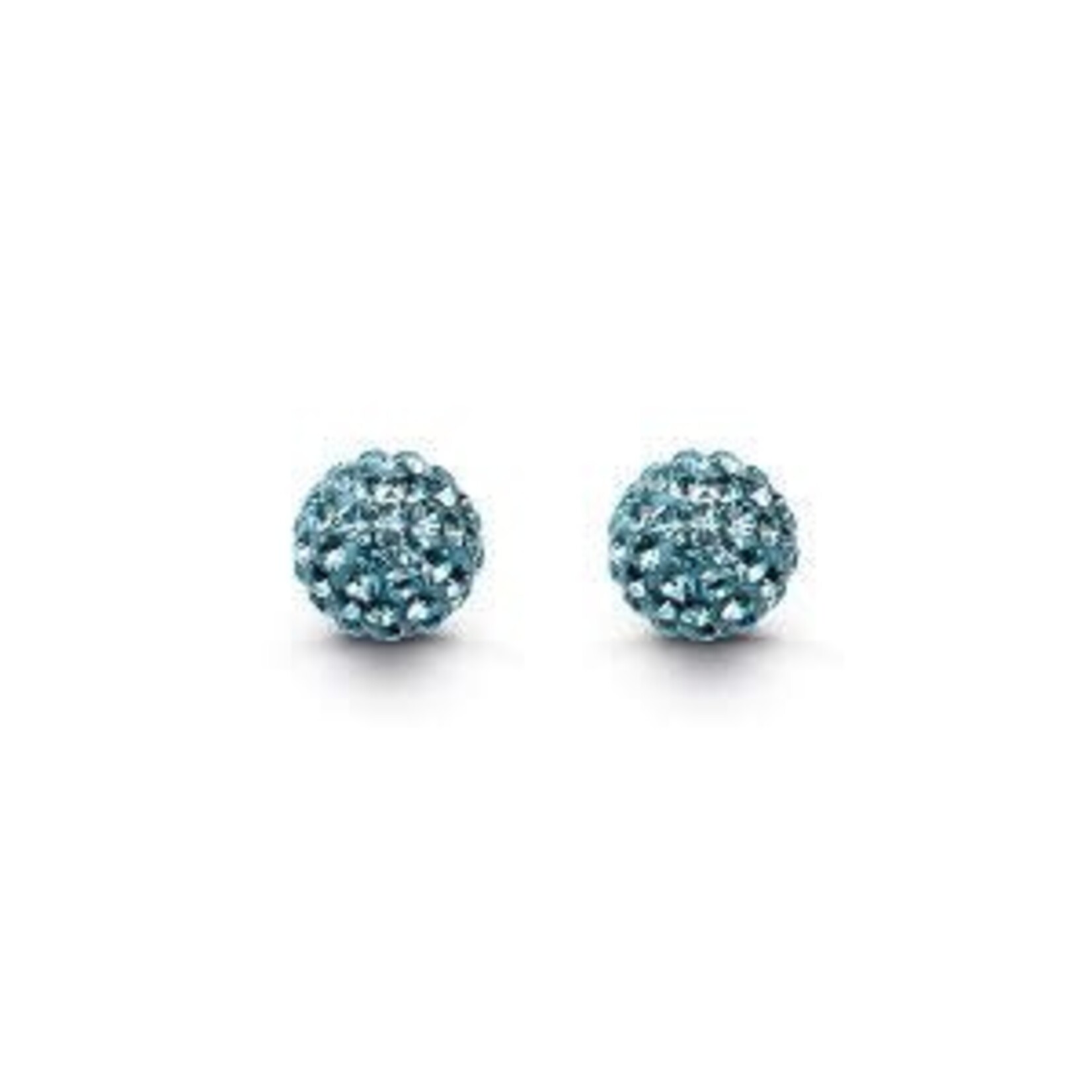 9007 - 925 Droplets CZ Stud Earrings - Calm