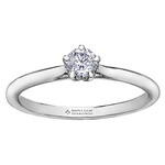 Maple Leaf Diamonds 18KPD WG 1 CD#CM-343451 One-Fifty .18CTDiamond Ring