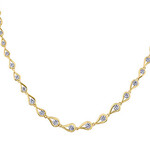 Maple Leaf Diamonds 14K YG 33 Diamond Necklace