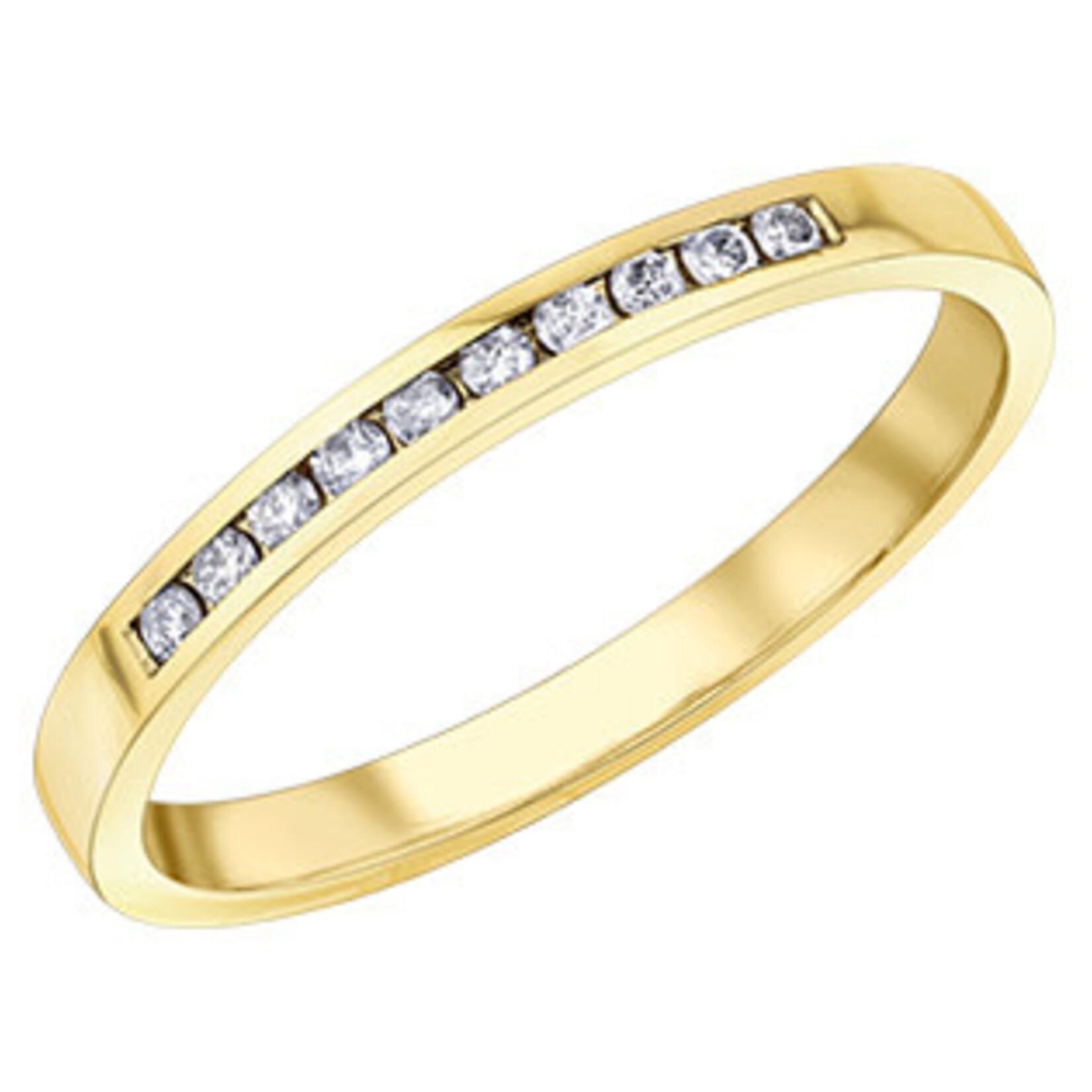 10K YG 10 Diamond FC .10CT Diamond Band