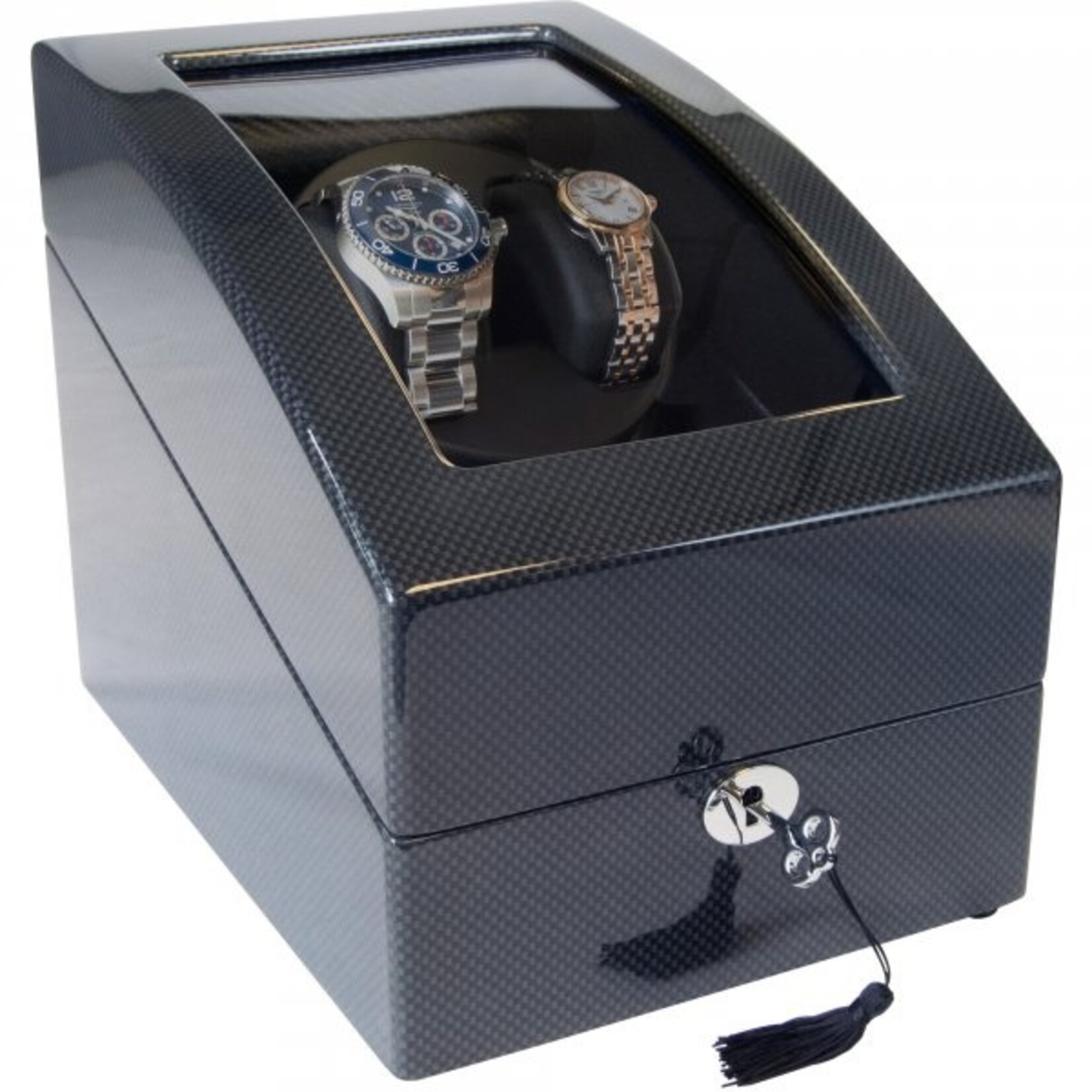 GUSTOVO Watch Winder w/Sloped Lid