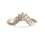 Emi Conner Jewelry Ophelia Baguette 14KY 0.35ctw LGD Contour Band