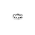 Sterling Silver Twisted Chunky Band Ring