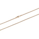 10K Rose Gold Wheat Chain Italy 18"