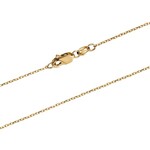 10KY Gold DC Cable Chain 20"