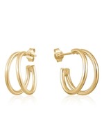 SS YGP Double Hoop Earrings