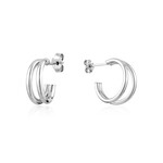 SS RHD Double Hoop Earrings