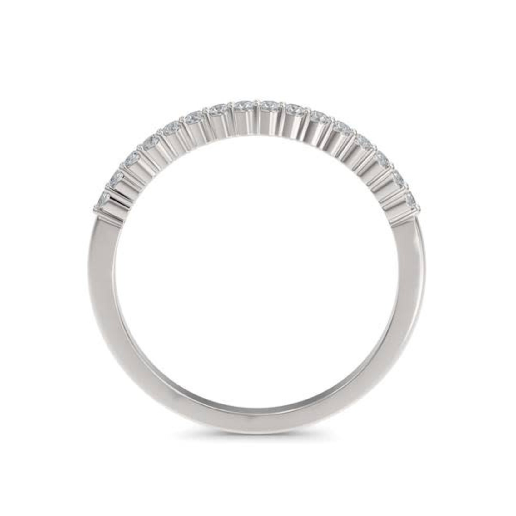 0.16ctw Shared Prong Setting Diamond Anniversary Band