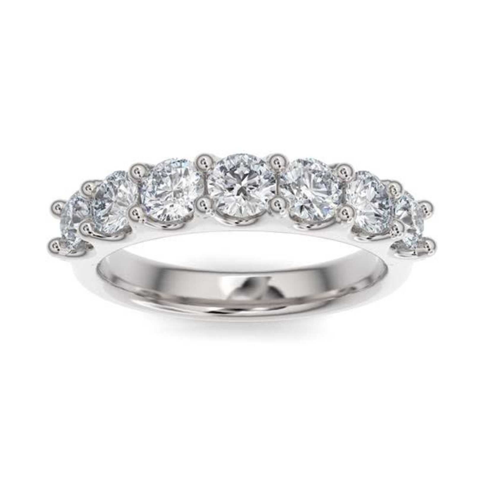 1.15ctw Scallop Setting Diamond Anniversary Band