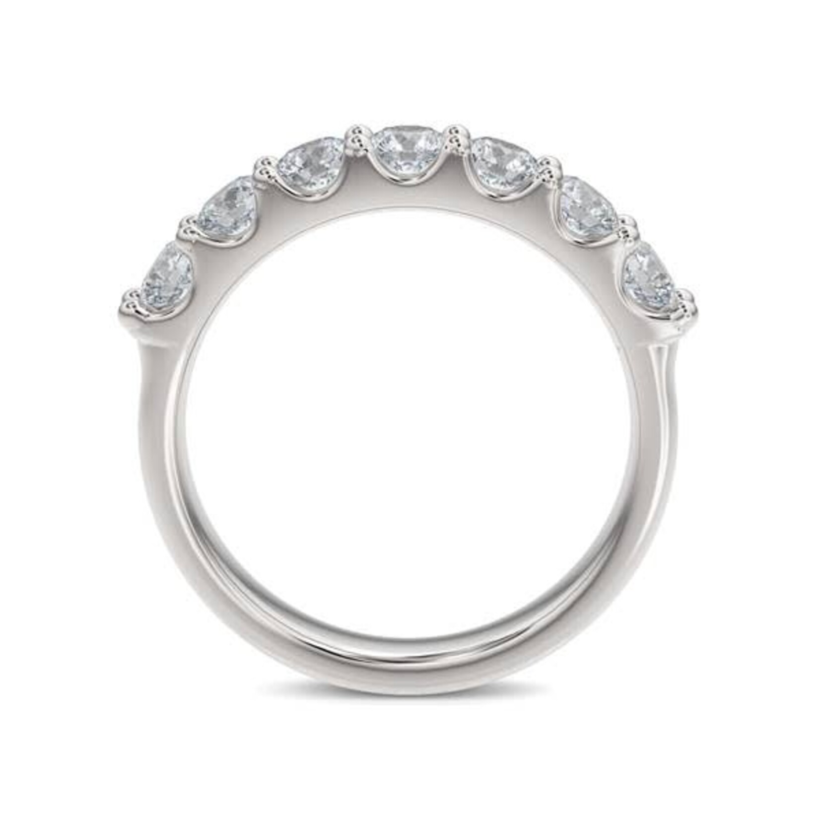 1.15ctw Scallop Setting Diamond Anniversary Band