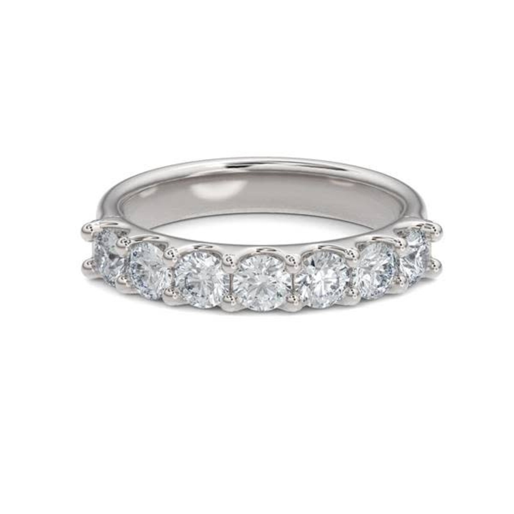 1.15ctw Scallop Setting Diamond Anniversary Band