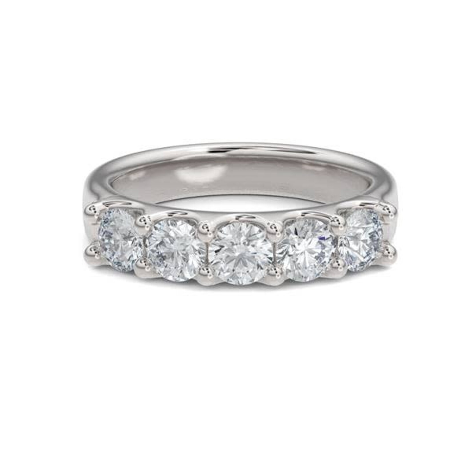 1.25ctw Scallop Setting Diamond Anniversary Band