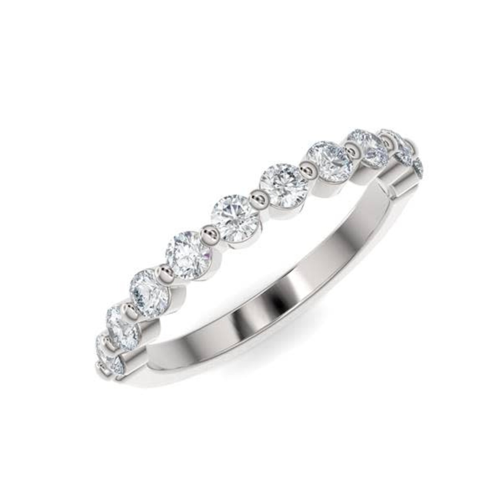 0.50ctw Bubble Band Setting Diamond Anniversary Band