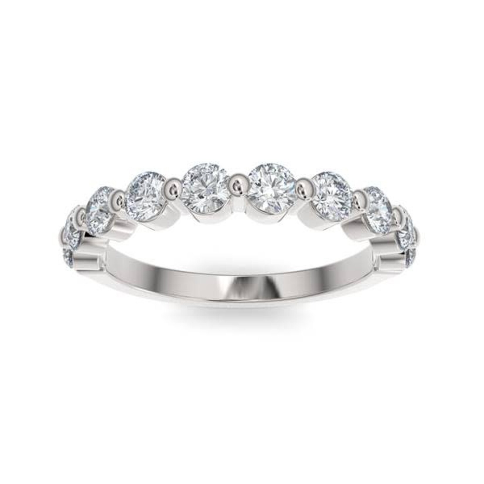 0.50ctw Bubble Band Setting Diamond Anniversary Band