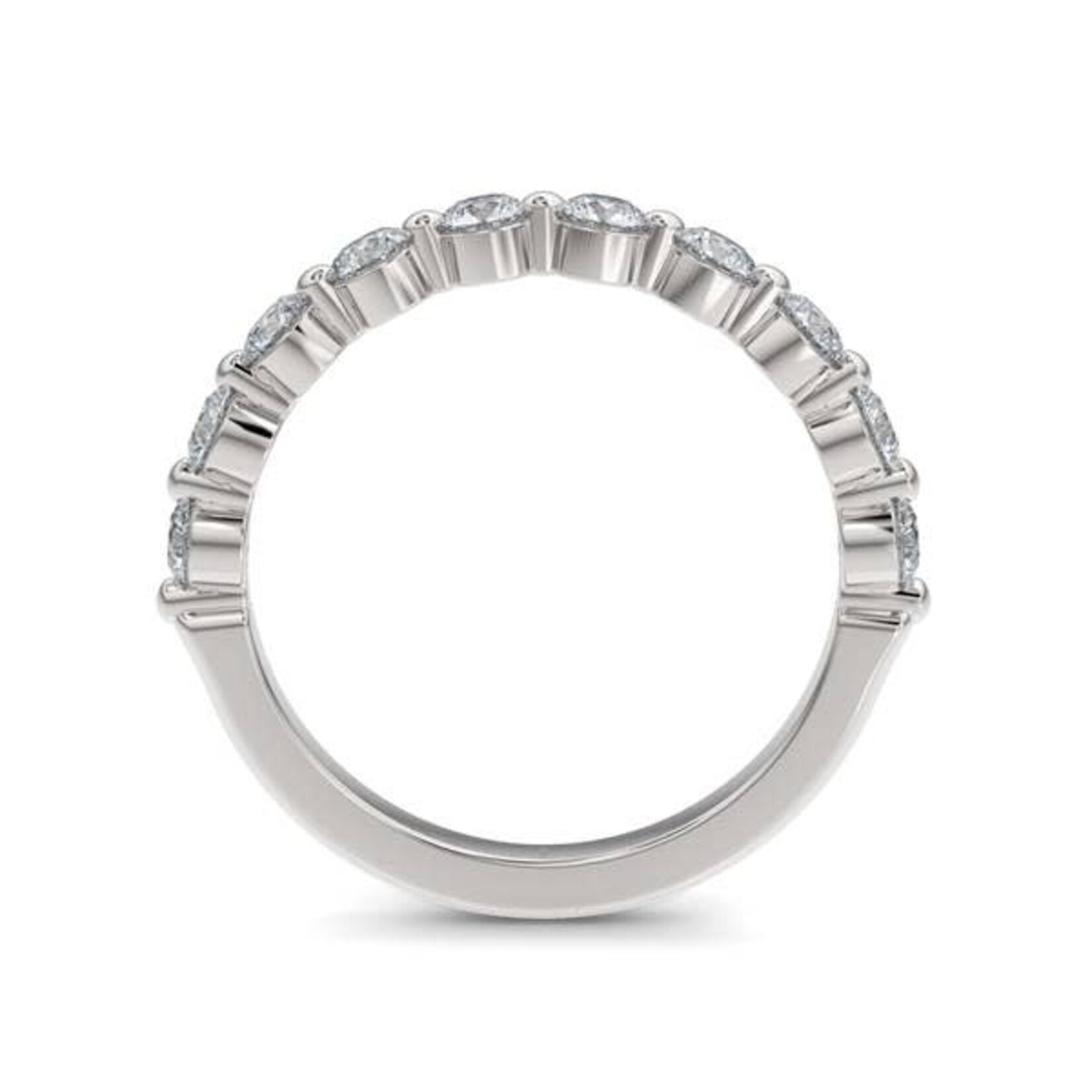 0.50ctw Bubble Band Setting Diamond Anniversary Band