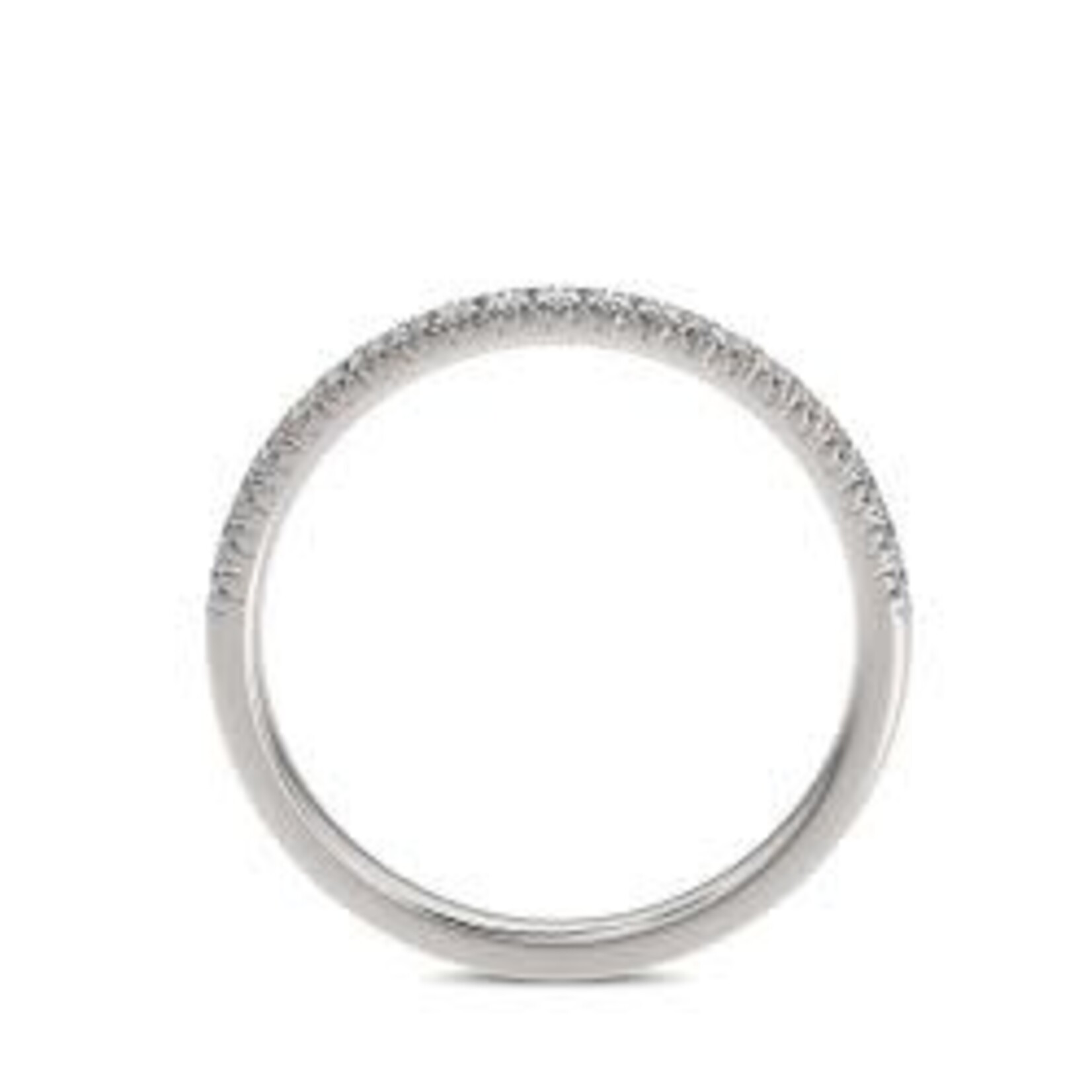 0.20ctw French Pave Setting Diamond Anniversary Band