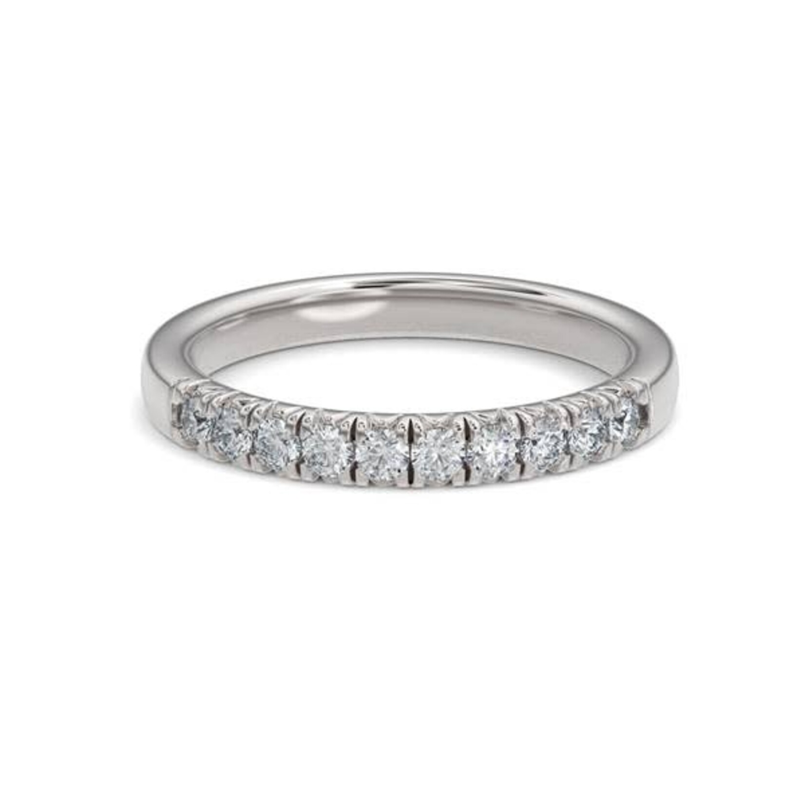 0.30ctw French Pave Setting Diamond Anniversary Band