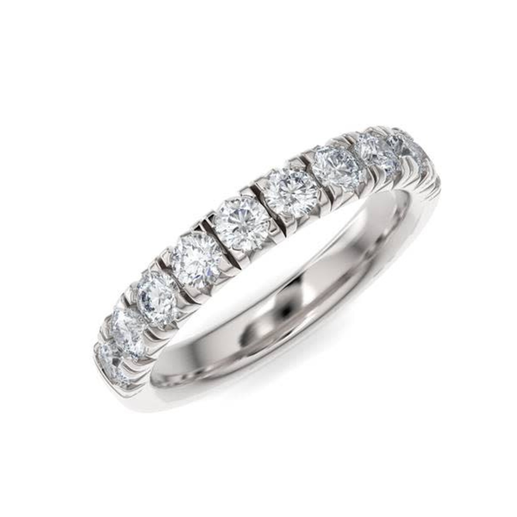1.00ctw French Pave Setting Diamond Anniversary Band