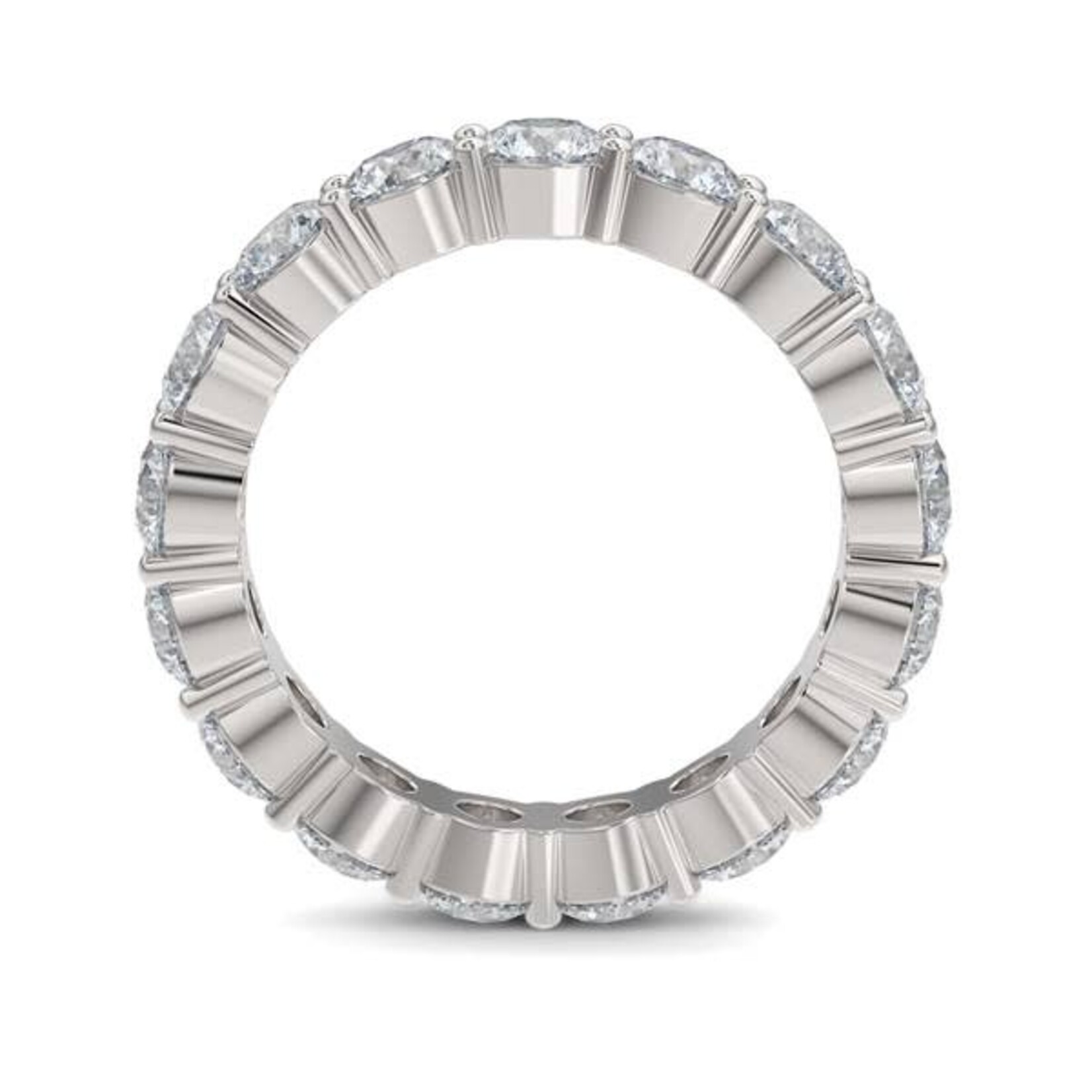 3.40ctw Shared Prong Diamond Eternity Band