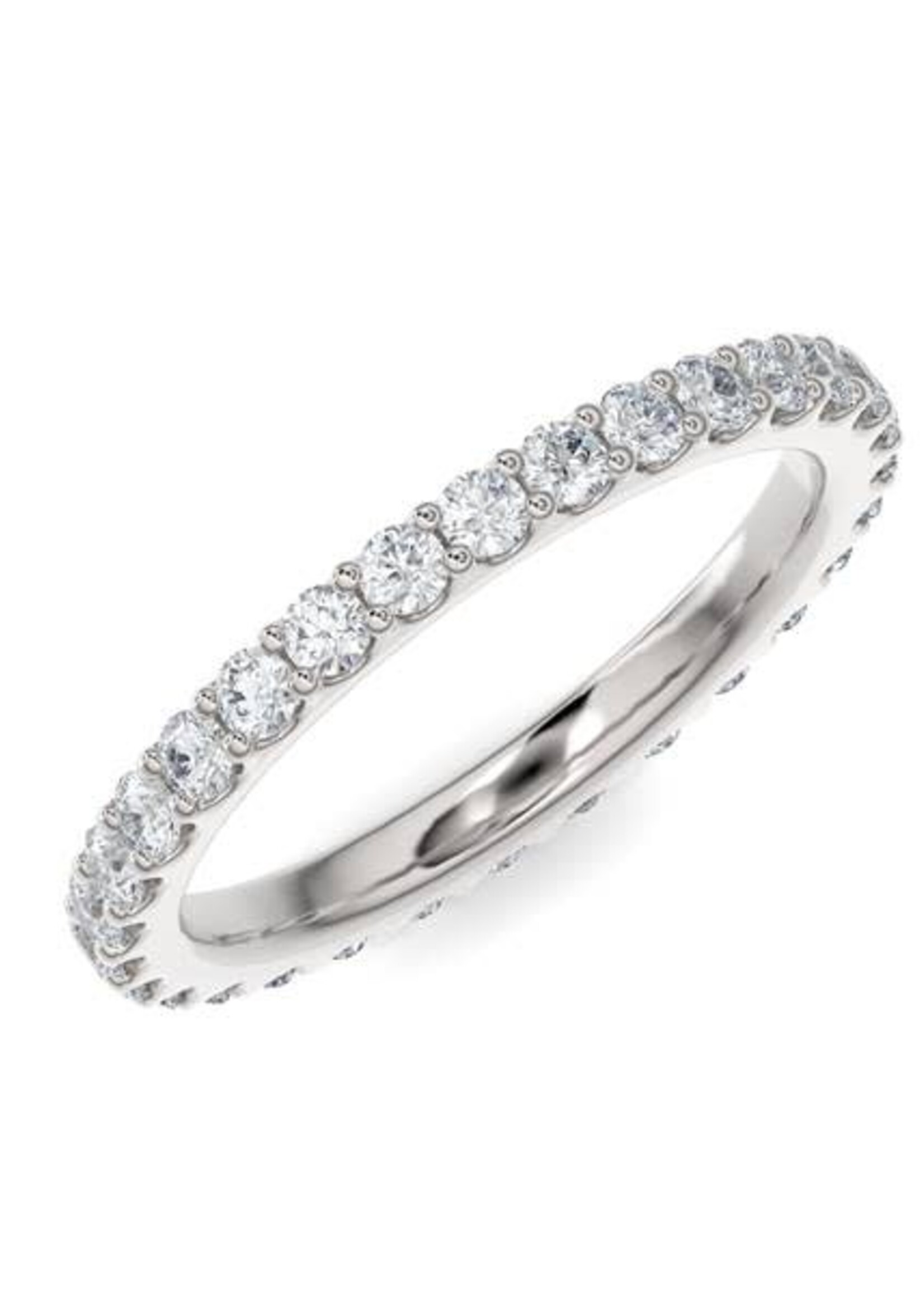 0.90ctw Scallop Set Diamond Eternity Band