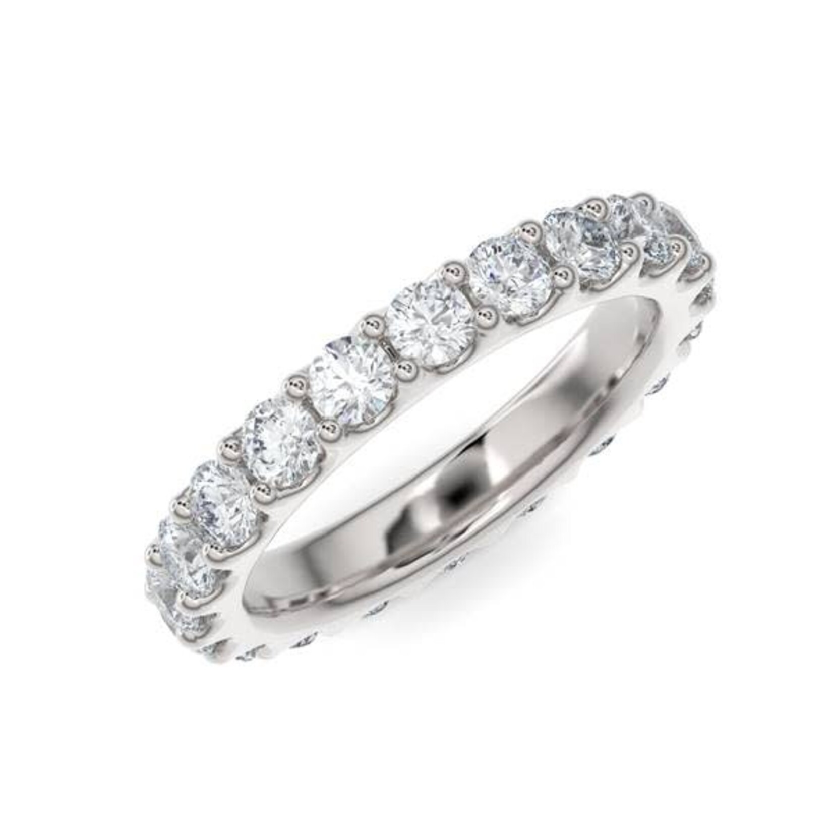 2.00ctw Scallop Set Diamond Eternity Band