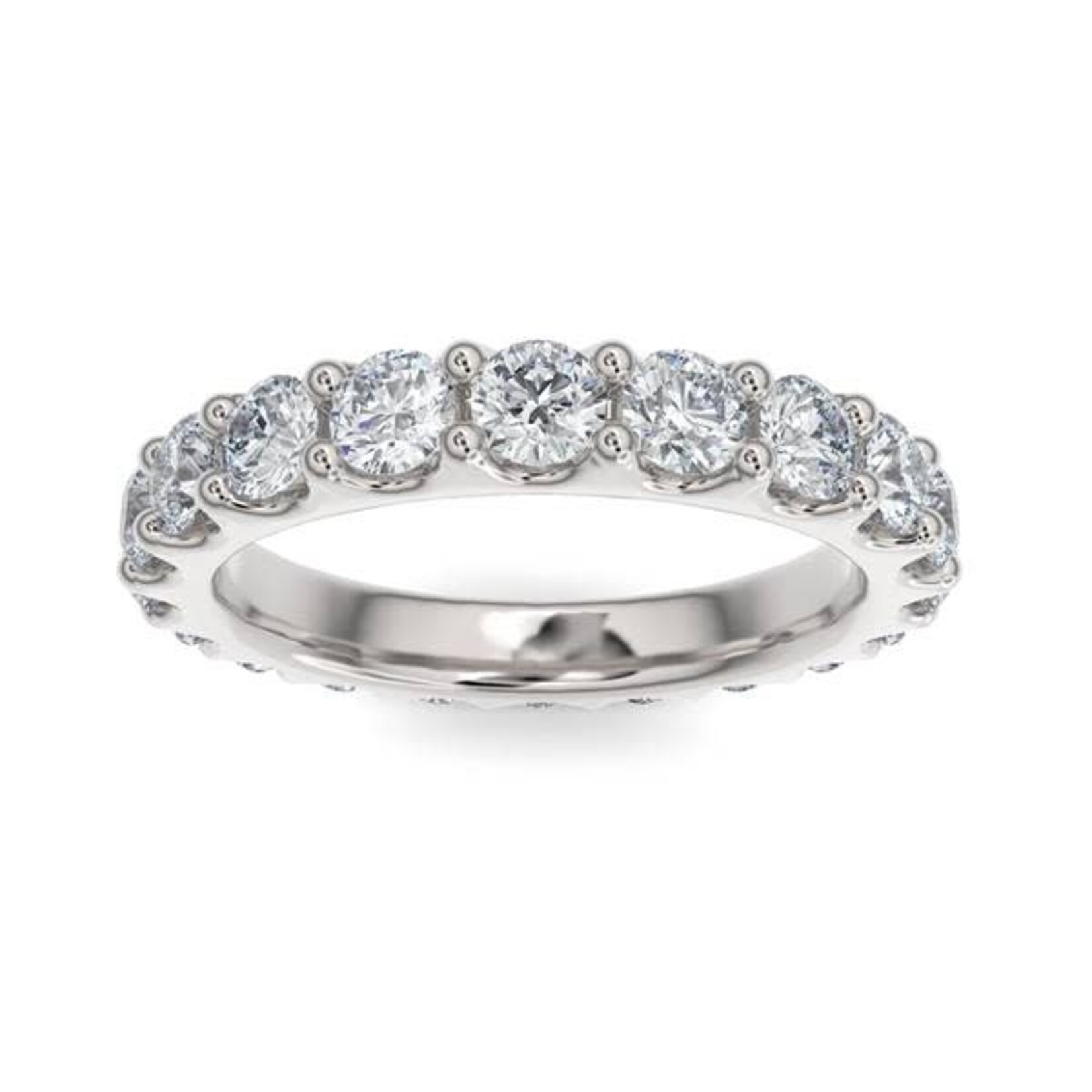 2.00ctw Scallop Set Diamond Eternity Band