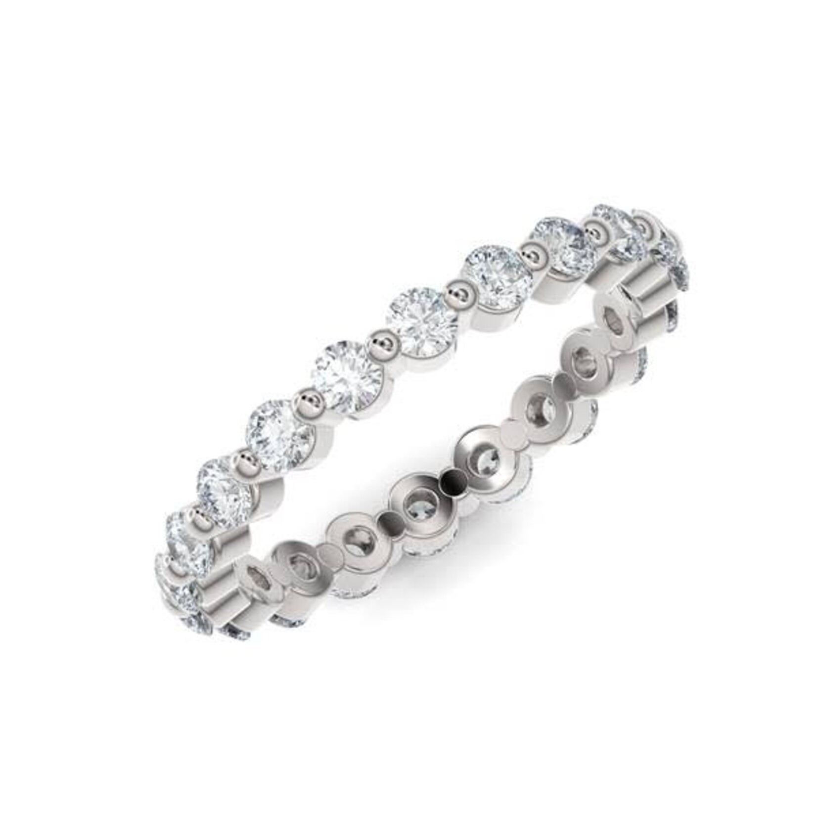 1.30ctw Bubble Band Setting Diamond Eternity Band