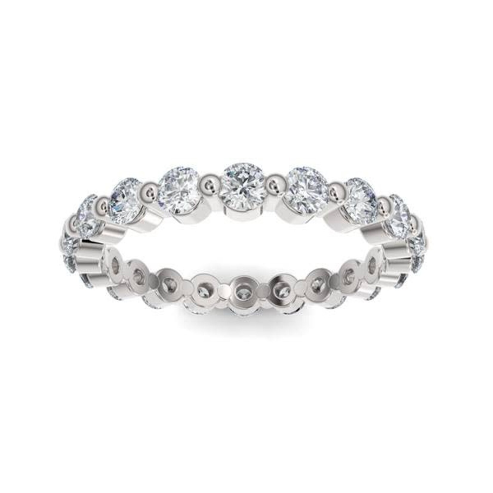 1.30ctw Bubble Band Setting Diamond Eternity Band