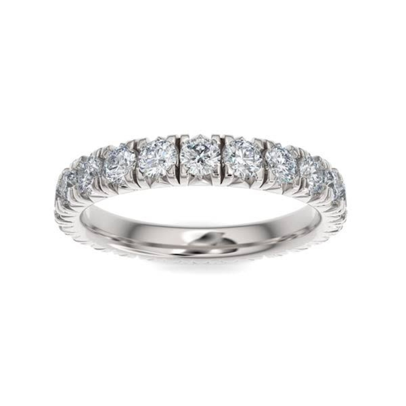 1.25ctw French Pave Setting Diamond Eternity Band