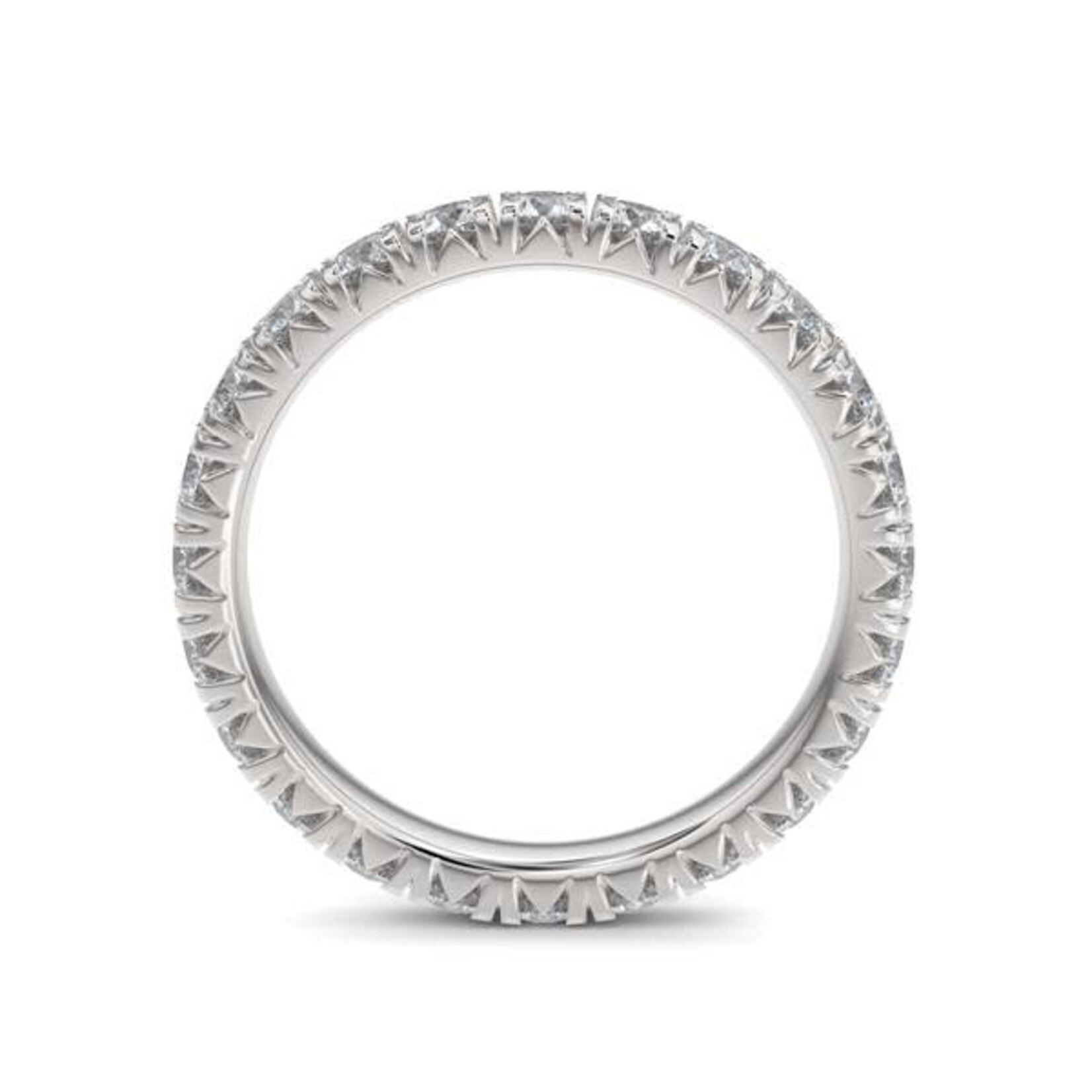 1.25ctw French Pave Setting Diamond Eternity Band