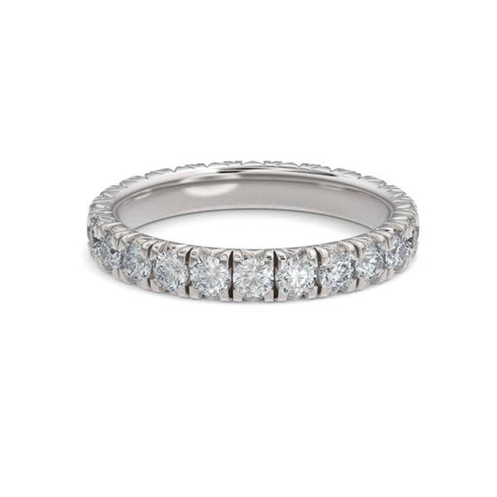 1.25ctw French Pave Setting Diamond Eternity Band