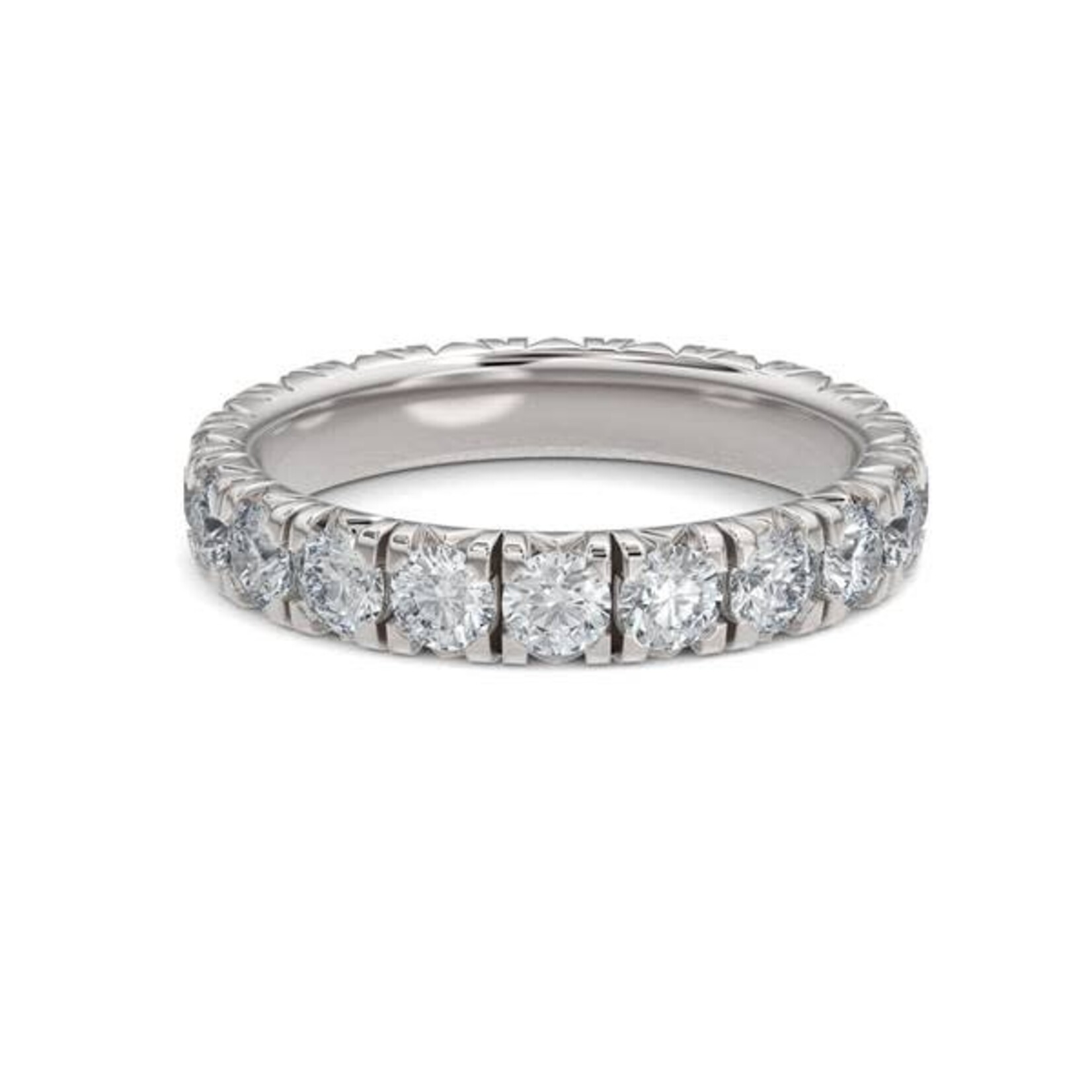 2.10ctw French Paved Setting Diamond Eternity Band