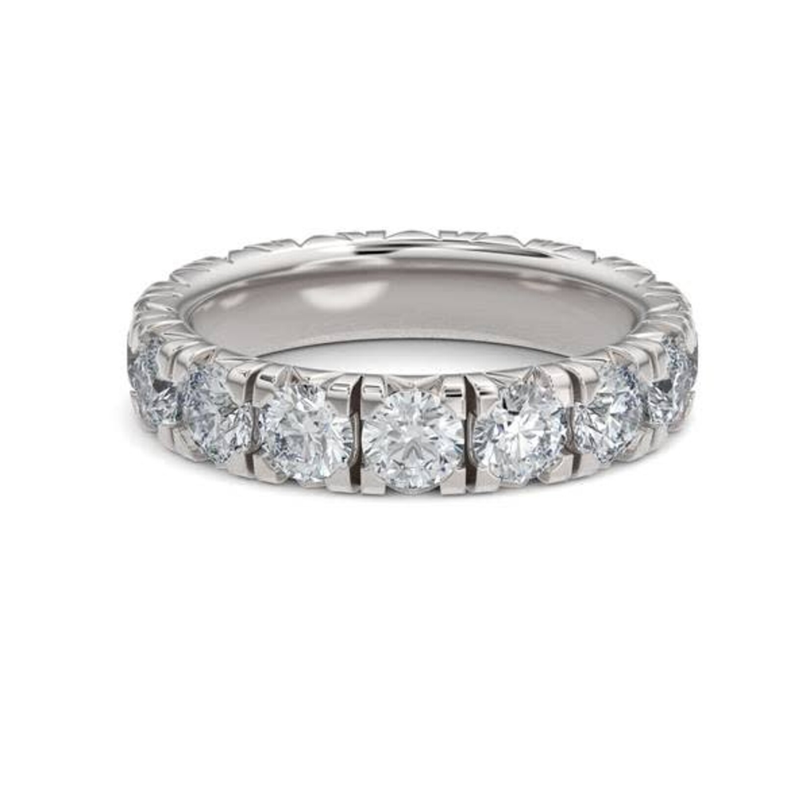 3.60ctw French Pave Setting Diamond Eternity Band