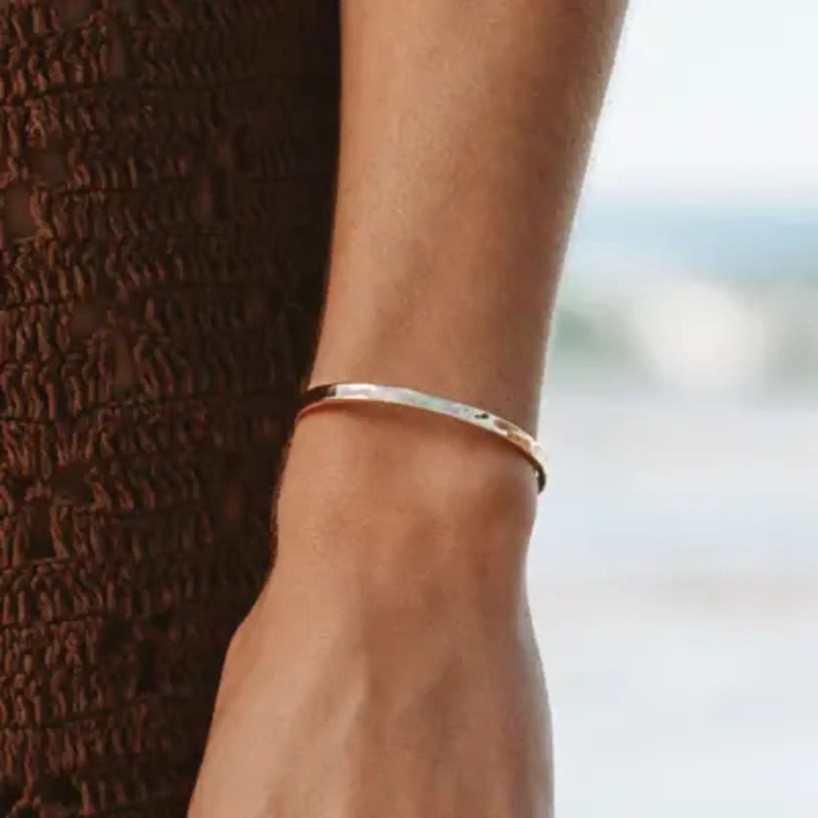 ATOLEA Hammered Cuff
