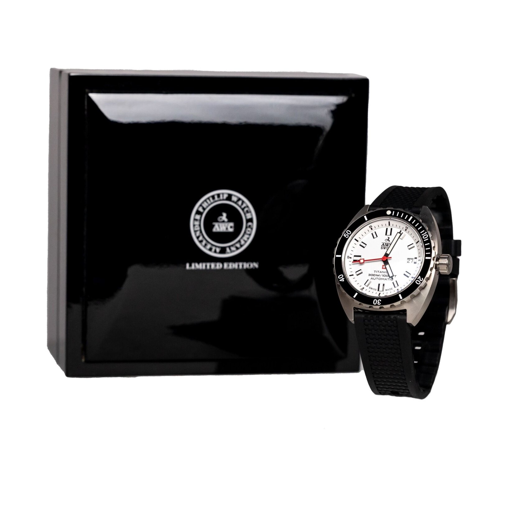 AWC AWC Deep Sea Titanium  - 300 Automatic 3 Hand Watch White