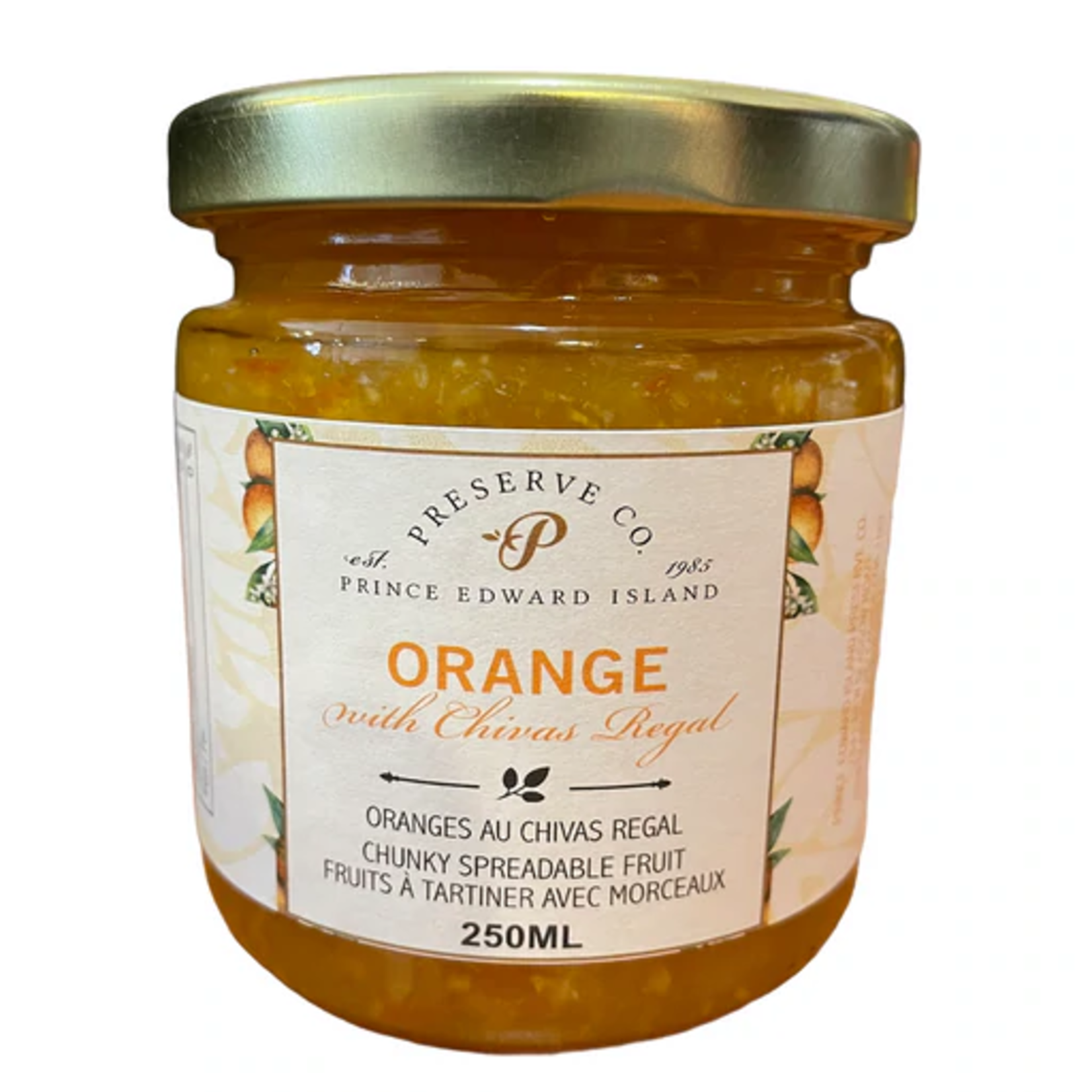 PEI Preserve Co 250ml PEI Preserve Orange w/Chivas Regal