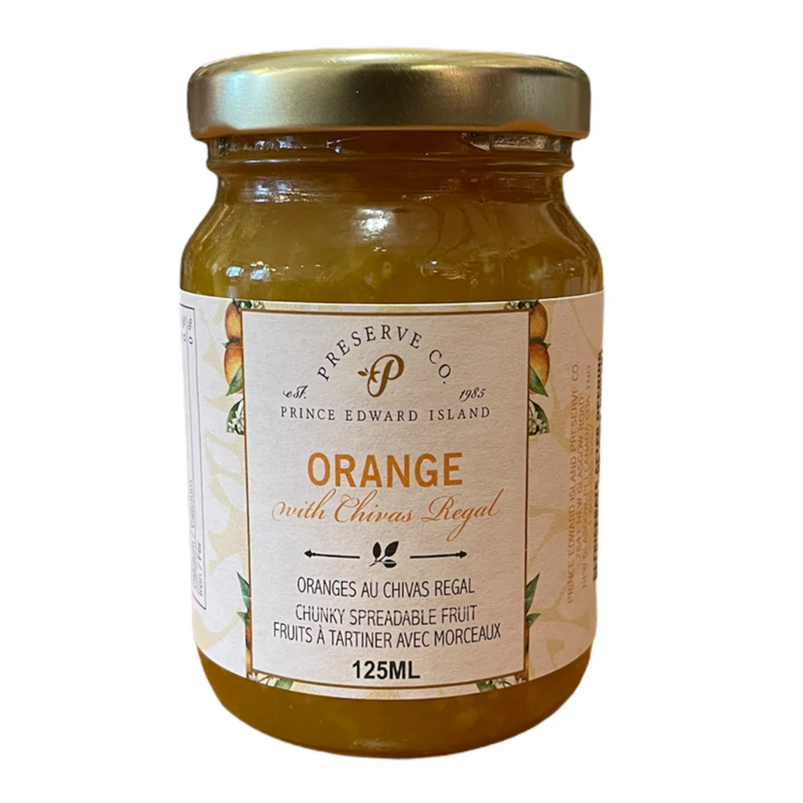 PEI Preserve Co 125ml PEI Preserve Orange w/Chivas Regal