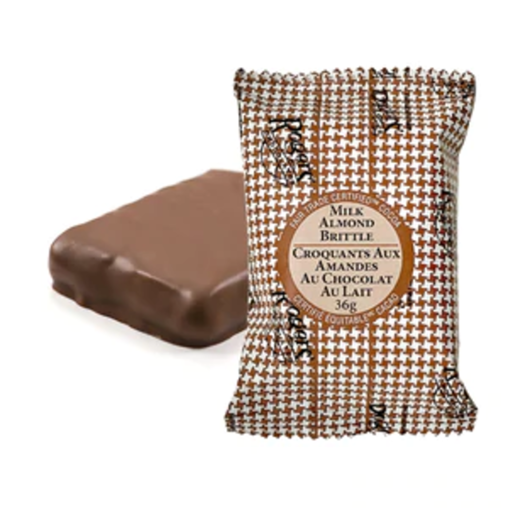 Rogers Almond Brittle Wrapped Piece - MILK
