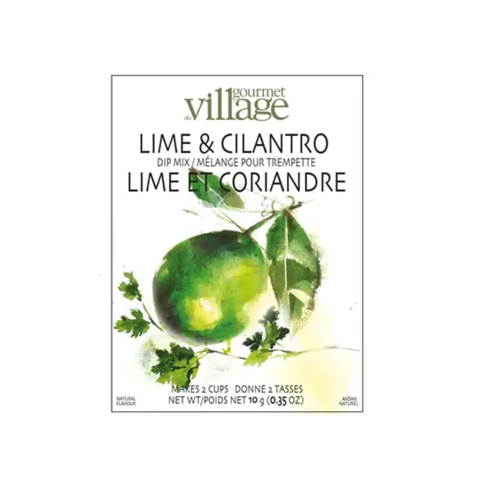 Gourmet Village Dip Lime Cilantro Recipe Box