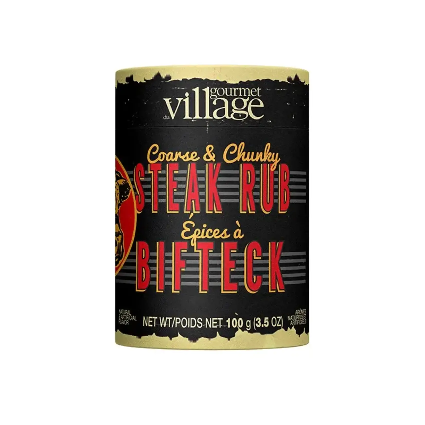 Gourmet Village Seasoning Steak Rub Canister