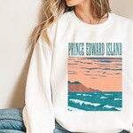 Retro PEI Graphic Sweatshirt White Medium