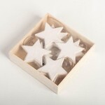 Forpost Trade Inc Wooden Hanging Stars Set of 12