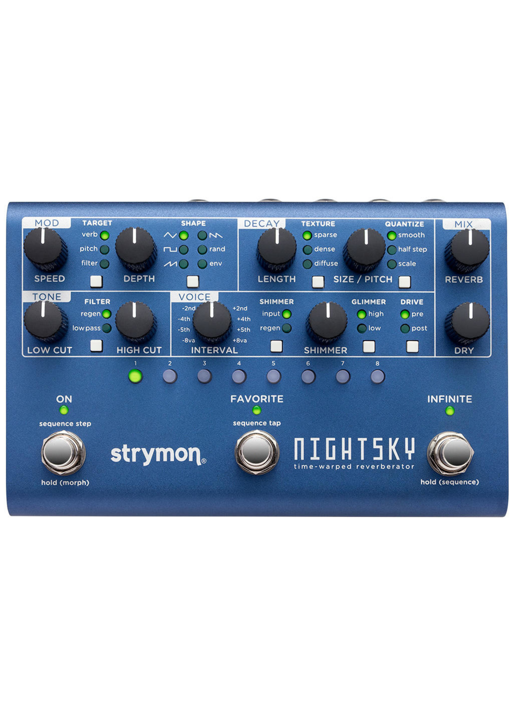 Strymon NightSky Time-Warped Reverberator - Town Center Music