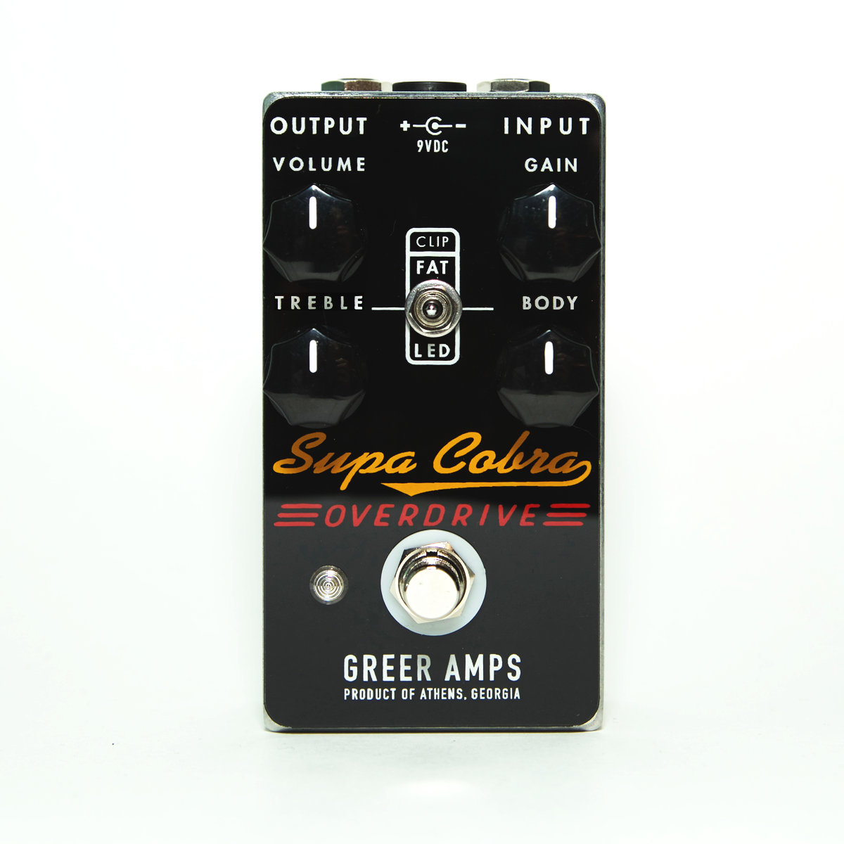 Greer Amps SupaCobra オーバードライブ エフェクター Greer Amps Supa Cobra Overdrive - Town Center Music