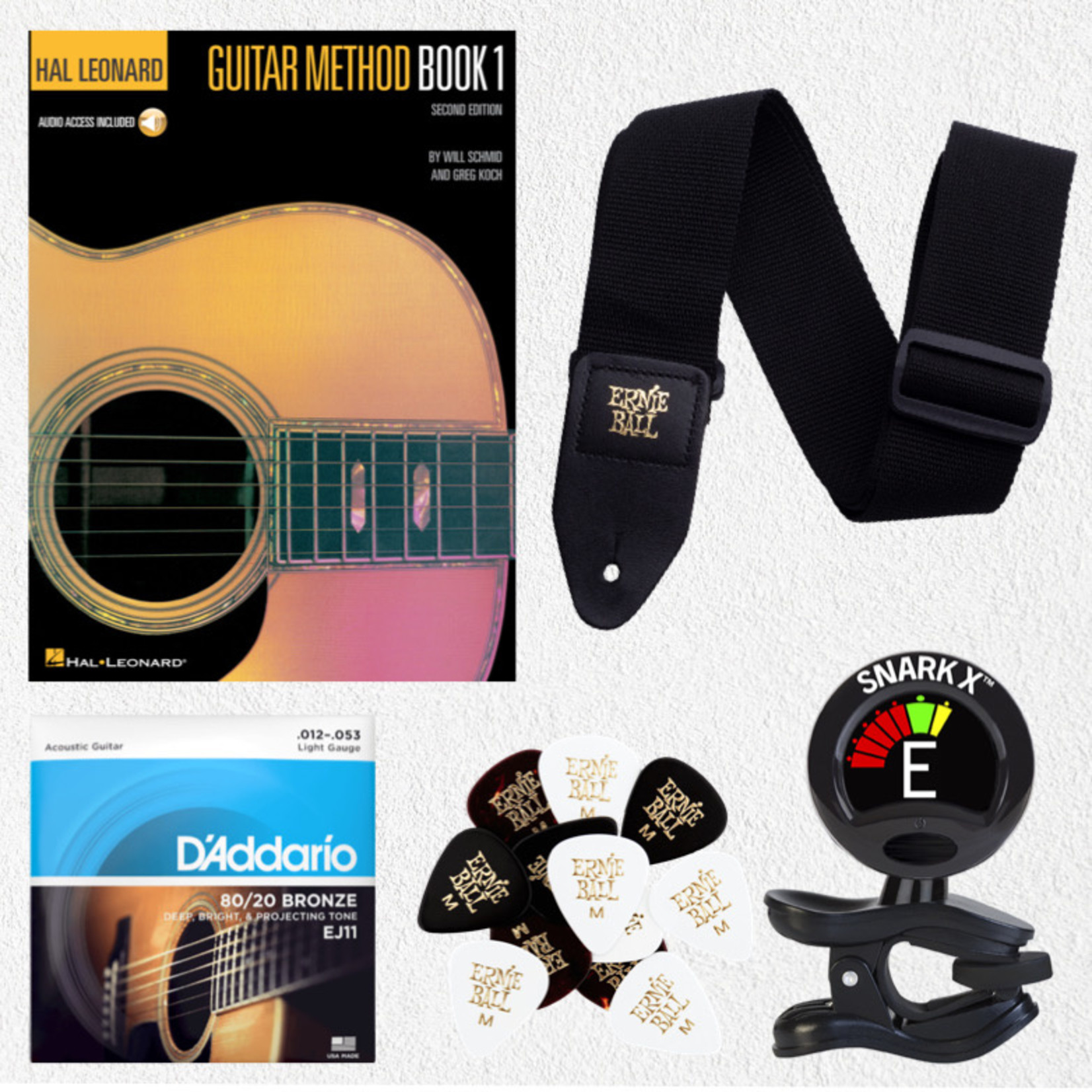Beginner Guitar Accessory Kit - Book 1