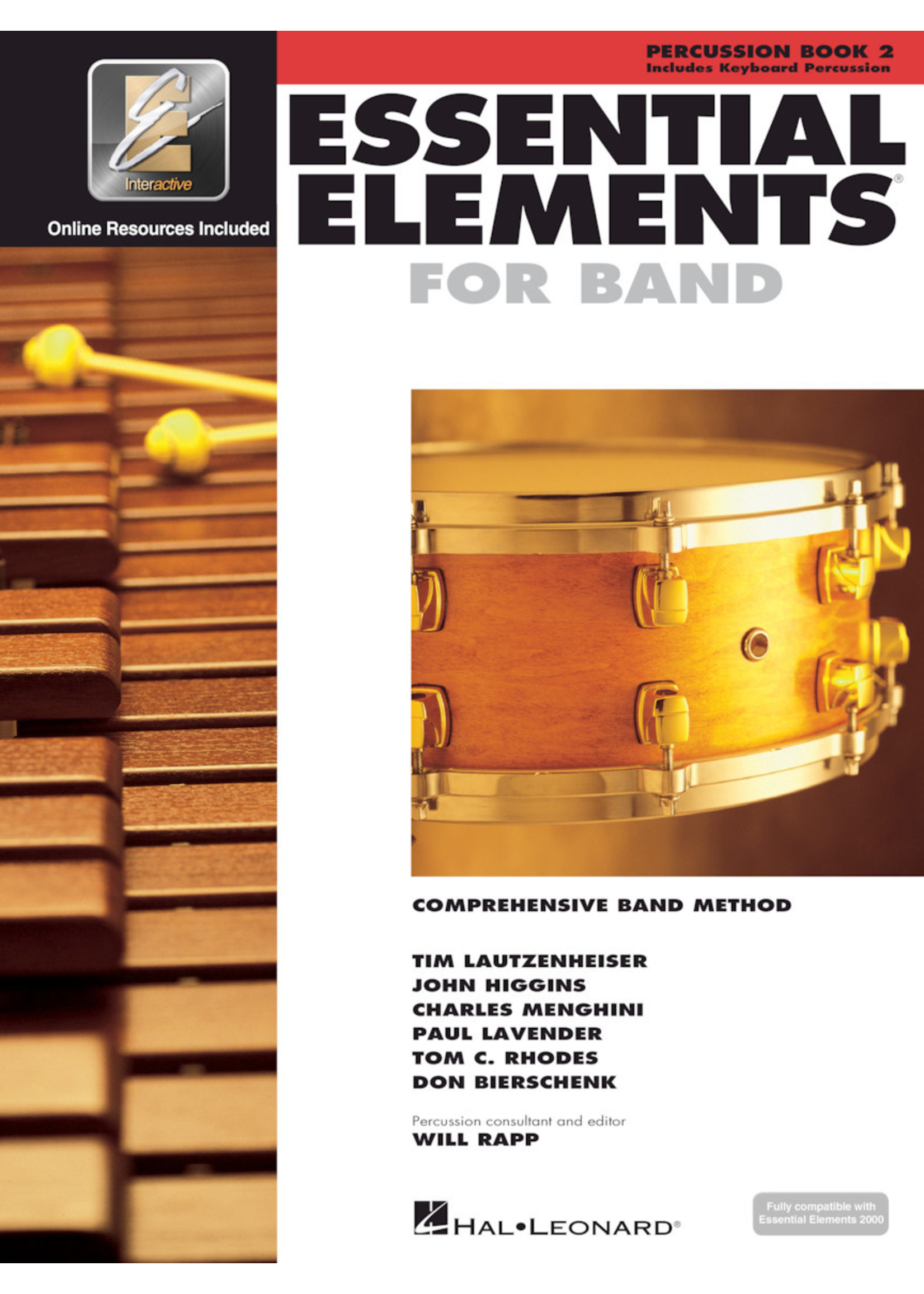 Hal Leonard Essential Elements for Band Percussion Book 2