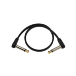 D'Addario D'Addario Flat Patch Cable 6 Inch Right Angle 2 Pack