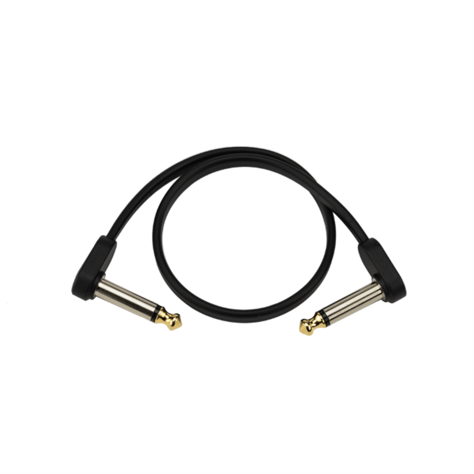 D'Addario D'Addario Flat Patch Cable 4 inch Right Angle Two Pack